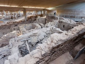 Is Akrotiri indoor or outdoor