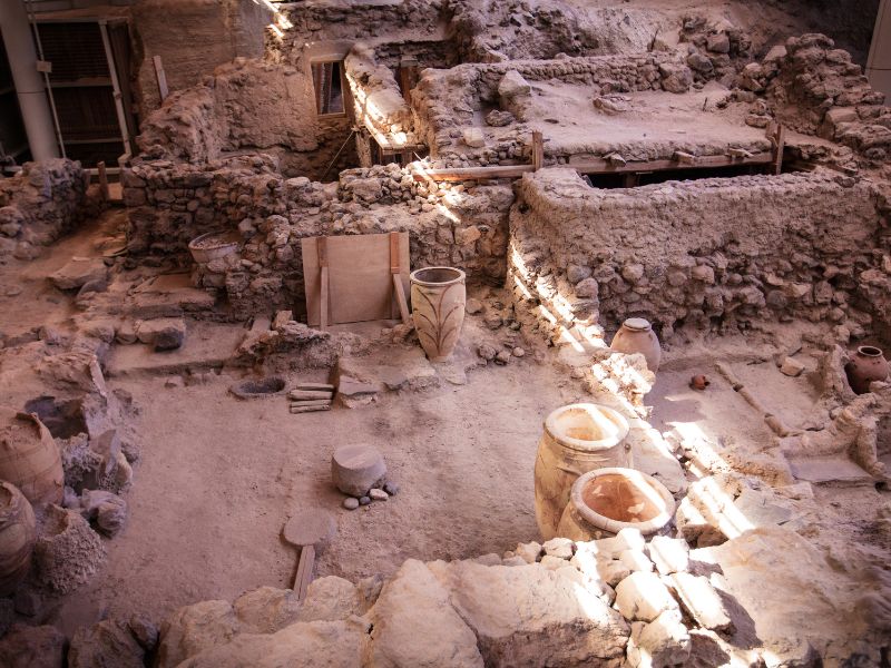 Akrotiri and Red Beach