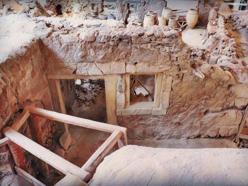 Akrotiri before the eruption