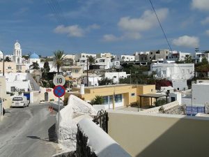 Megalochori in Santorini