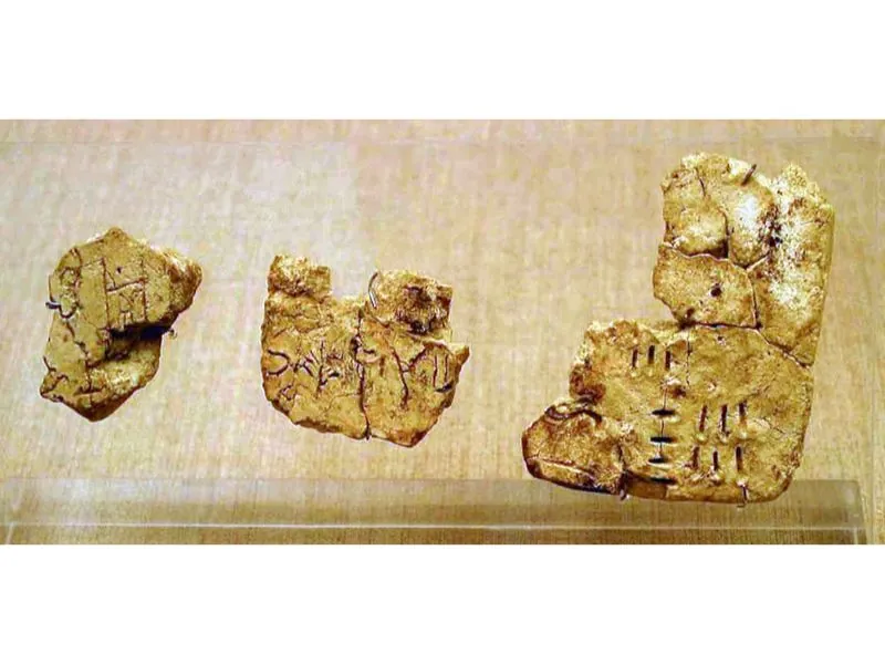 Linear A script